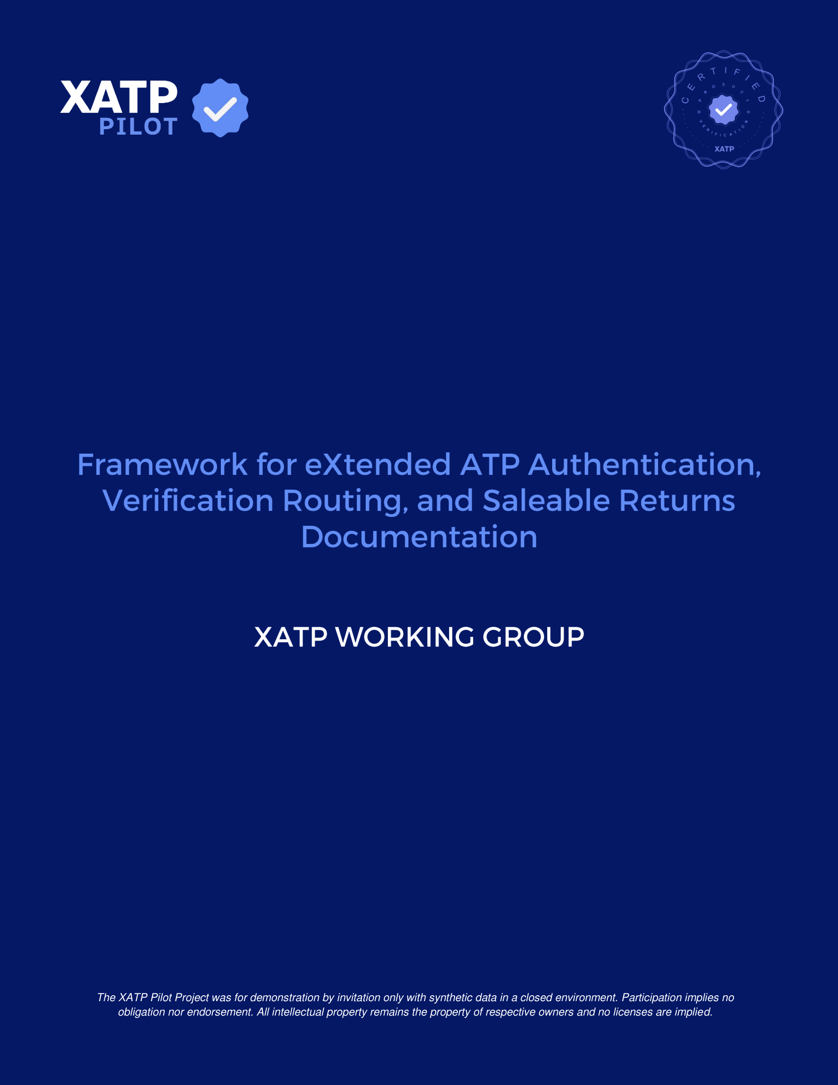 XATP Collaborative Whitepaper cover